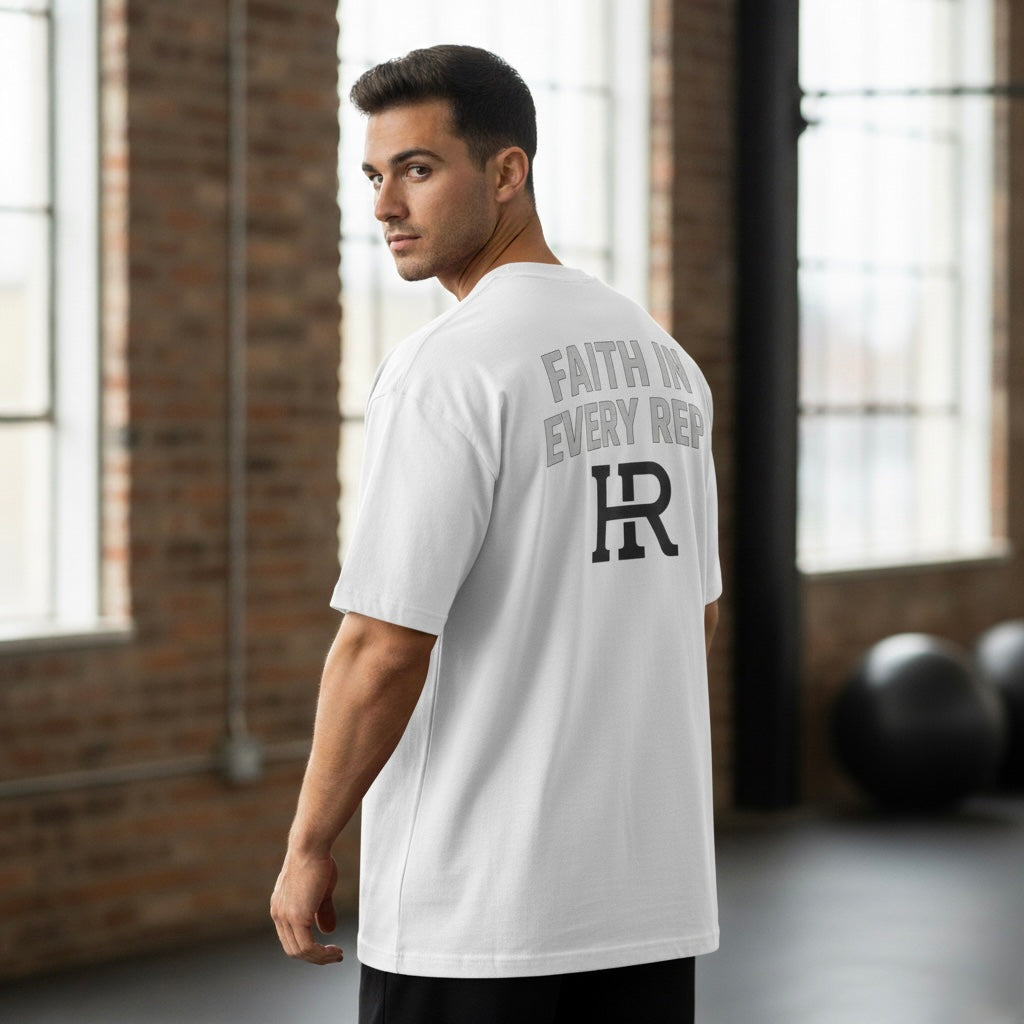 White Oversized Fit Tee