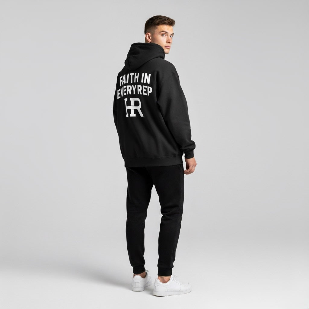 Black Oversized Hoodie