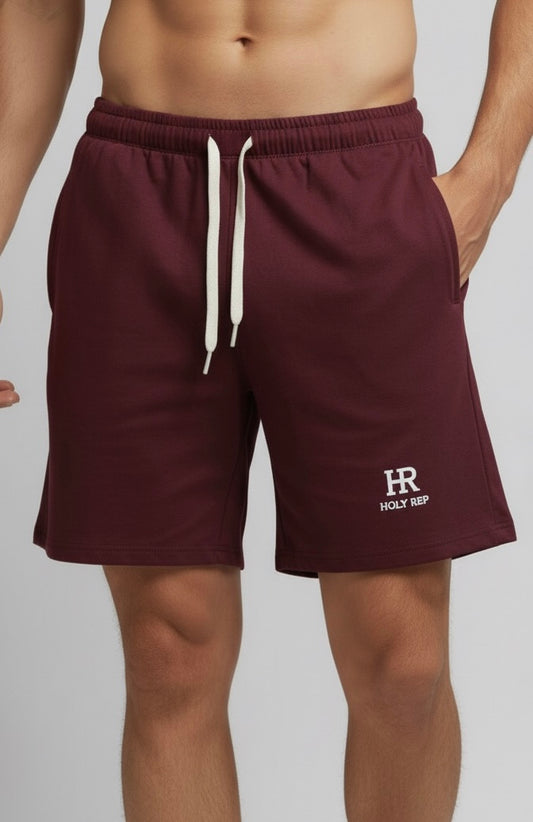 Burgundy Fit Shorts