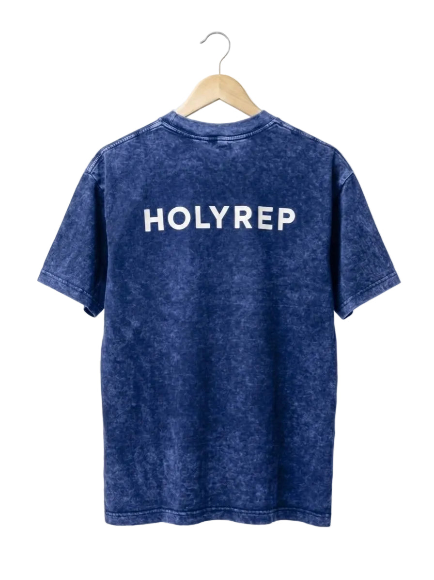 Acid Wash Blue T-Shirt