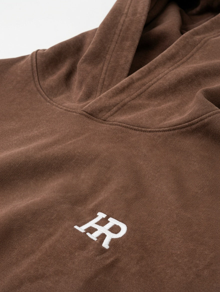 HolyRep HR Embroidered Hoodie – Premium Brown