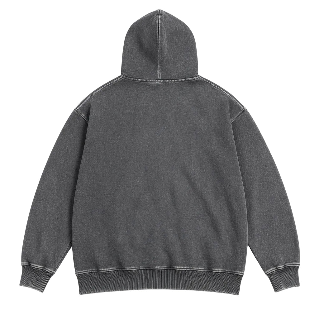 HR Embroidered Hoodie – Black