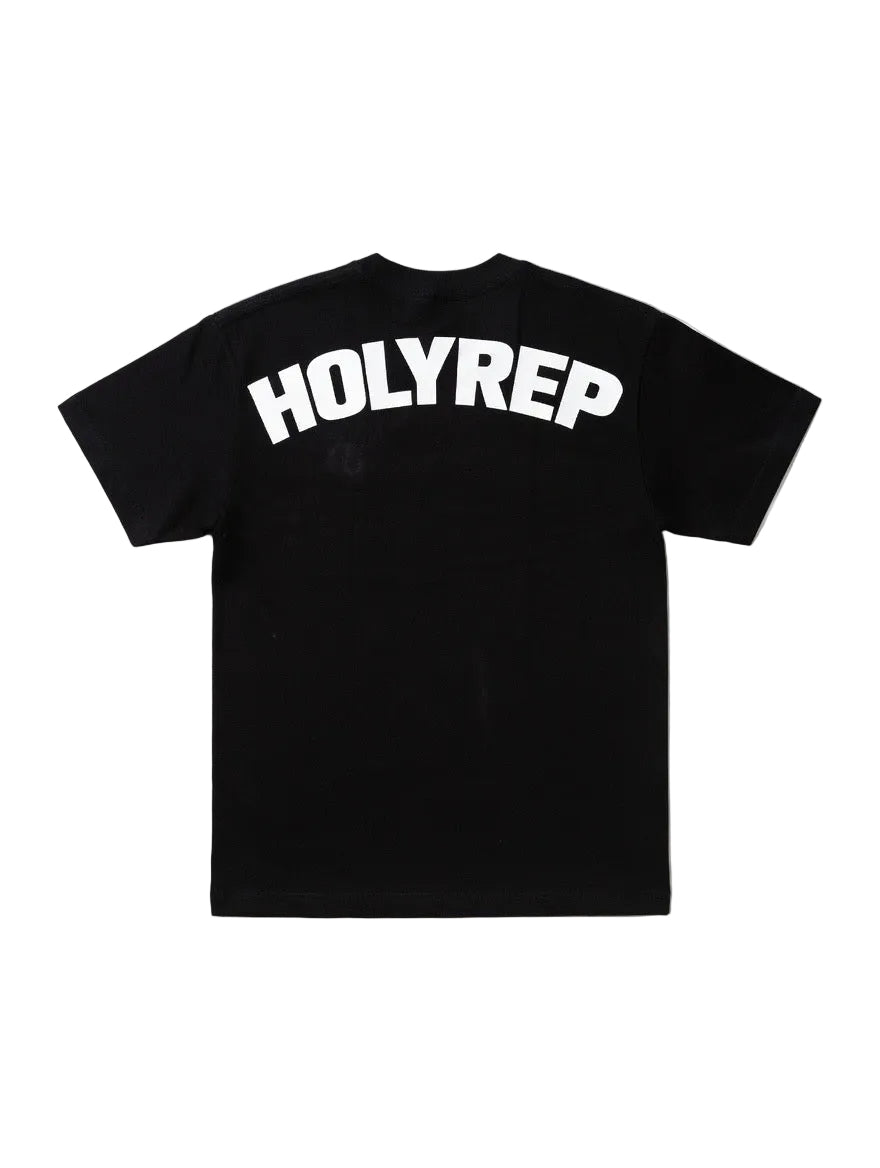 HOLYREP Black Back Print T-Shirt
