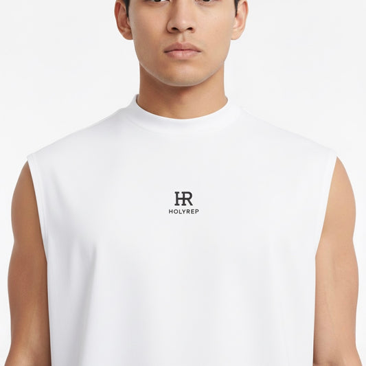 White Gym Vest