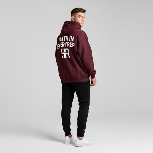 Burgundy Oversized Hoodie