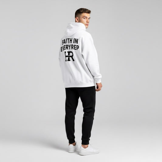 White Oversized Hoodie